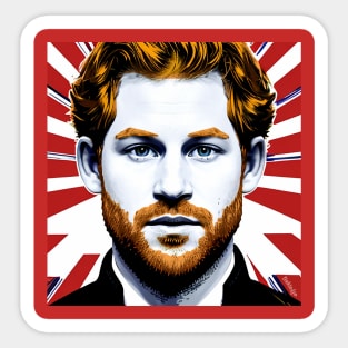 Prince Harry Pop Art Sticker